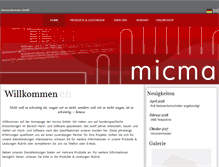 Tablet Screenshot of micma.de